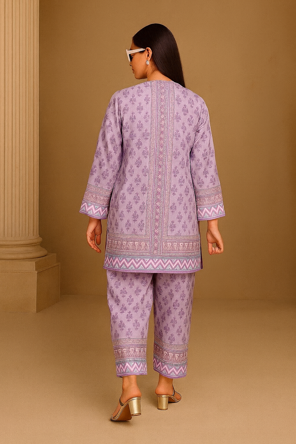 Floral Purple Co-ord Set