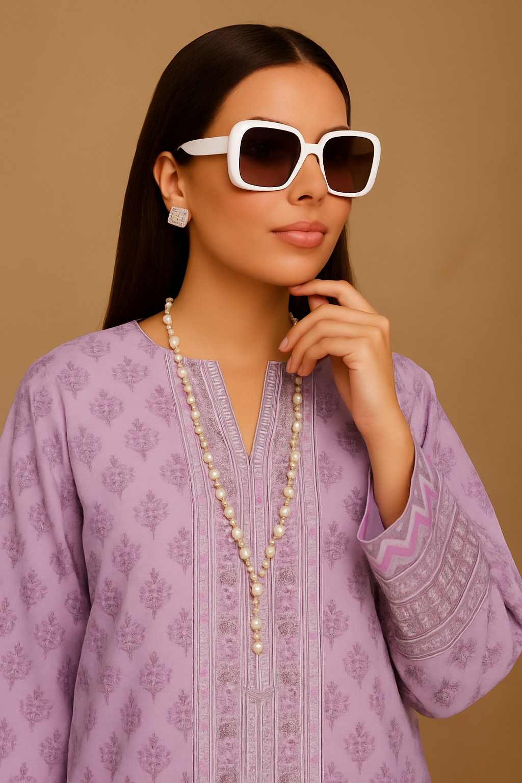 Floral Purple Co-ord Set