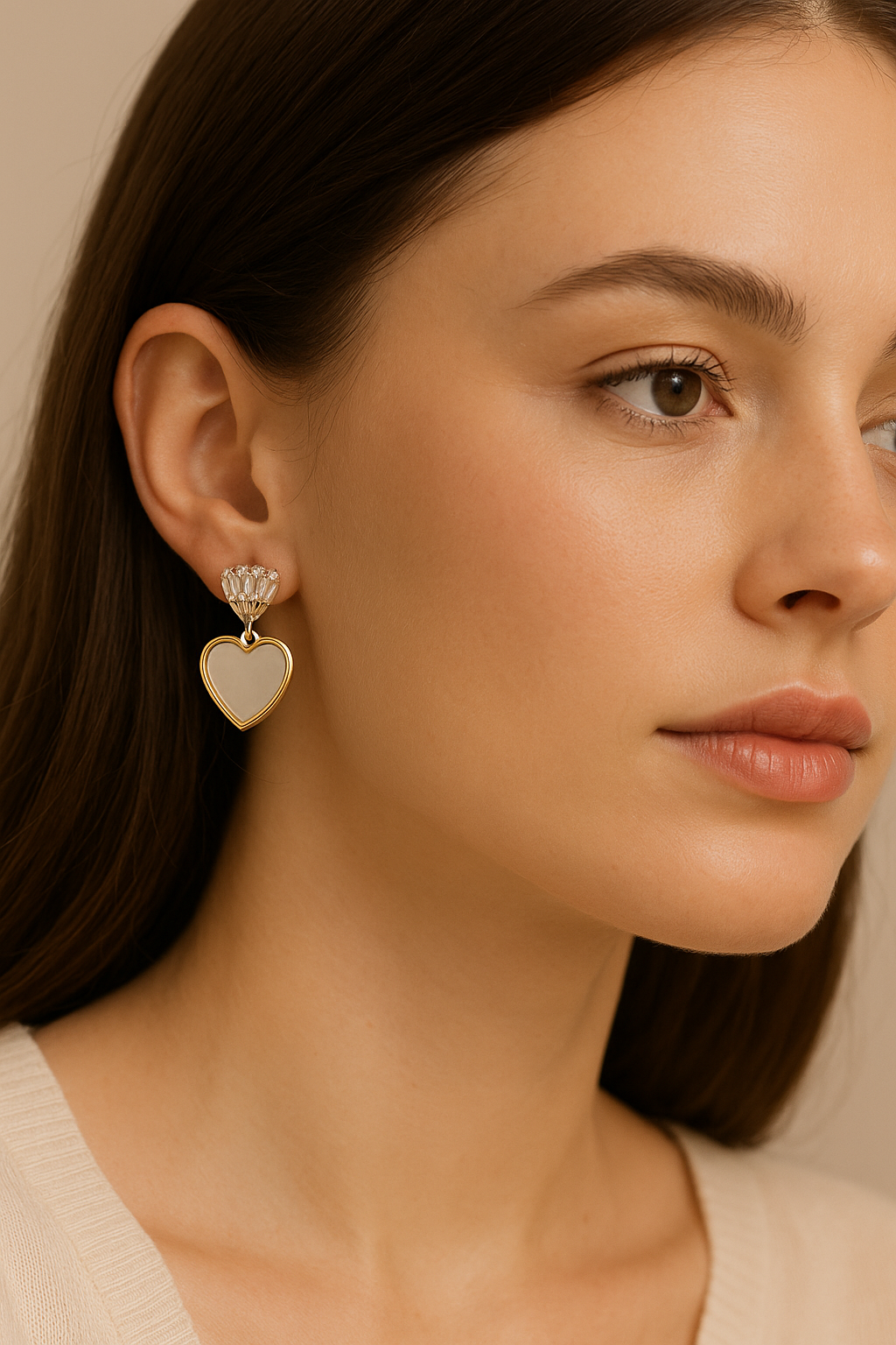 Moonlight Drops Heart luxe