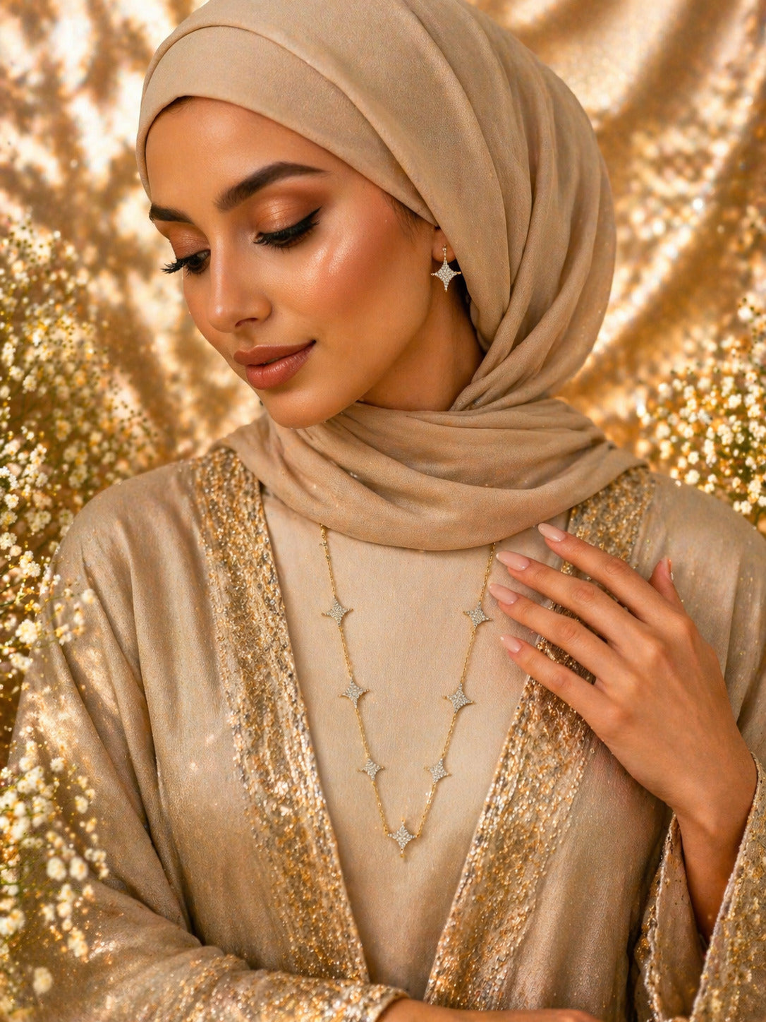 Star Drop Necklace