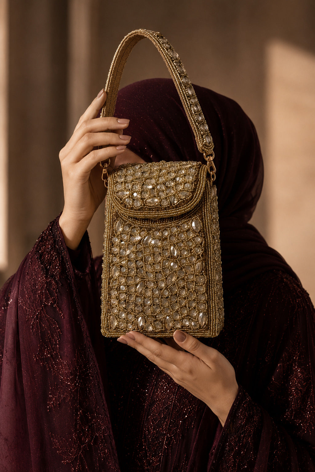 Crystal Hand Bag