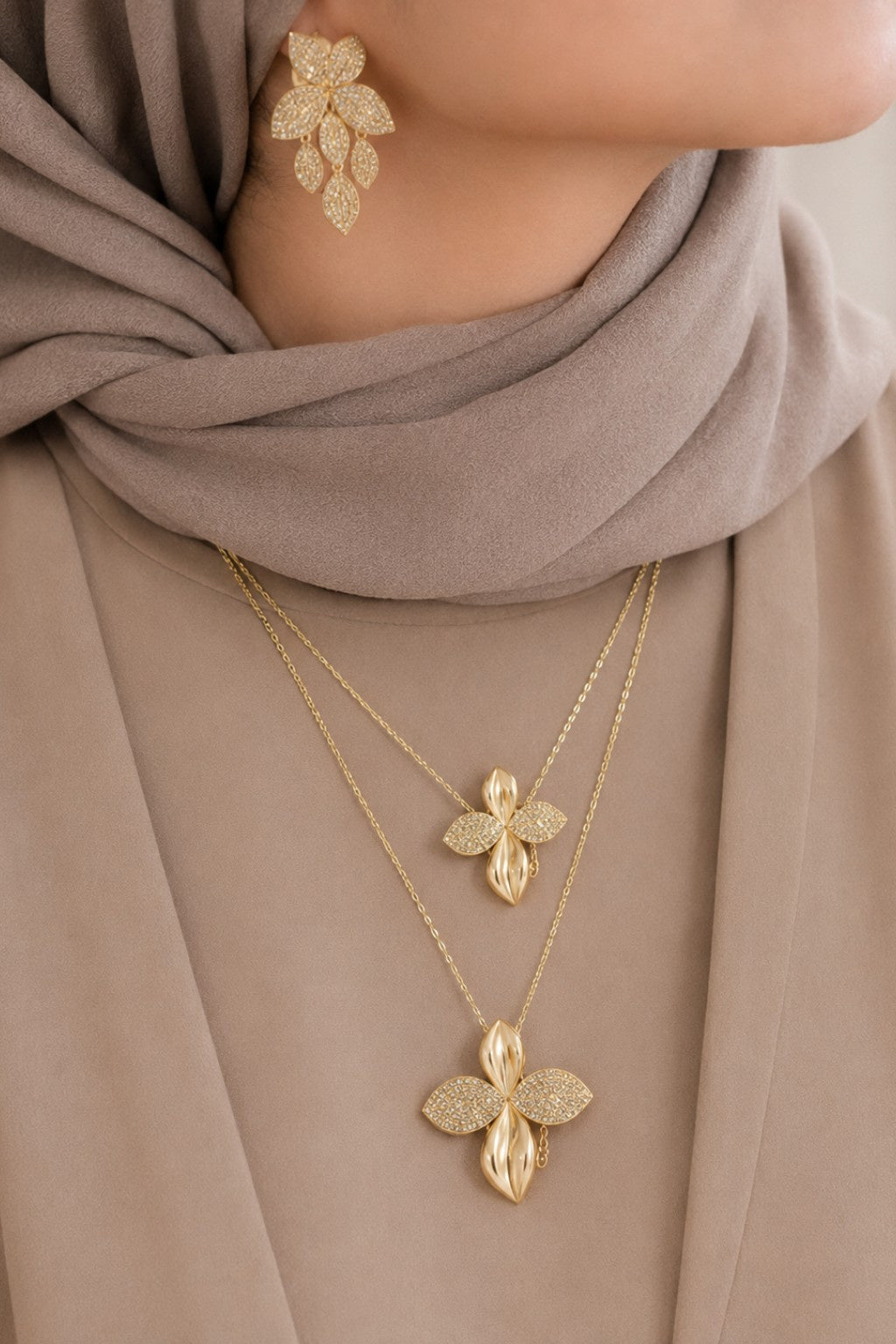 Golden Petal Bloom Set