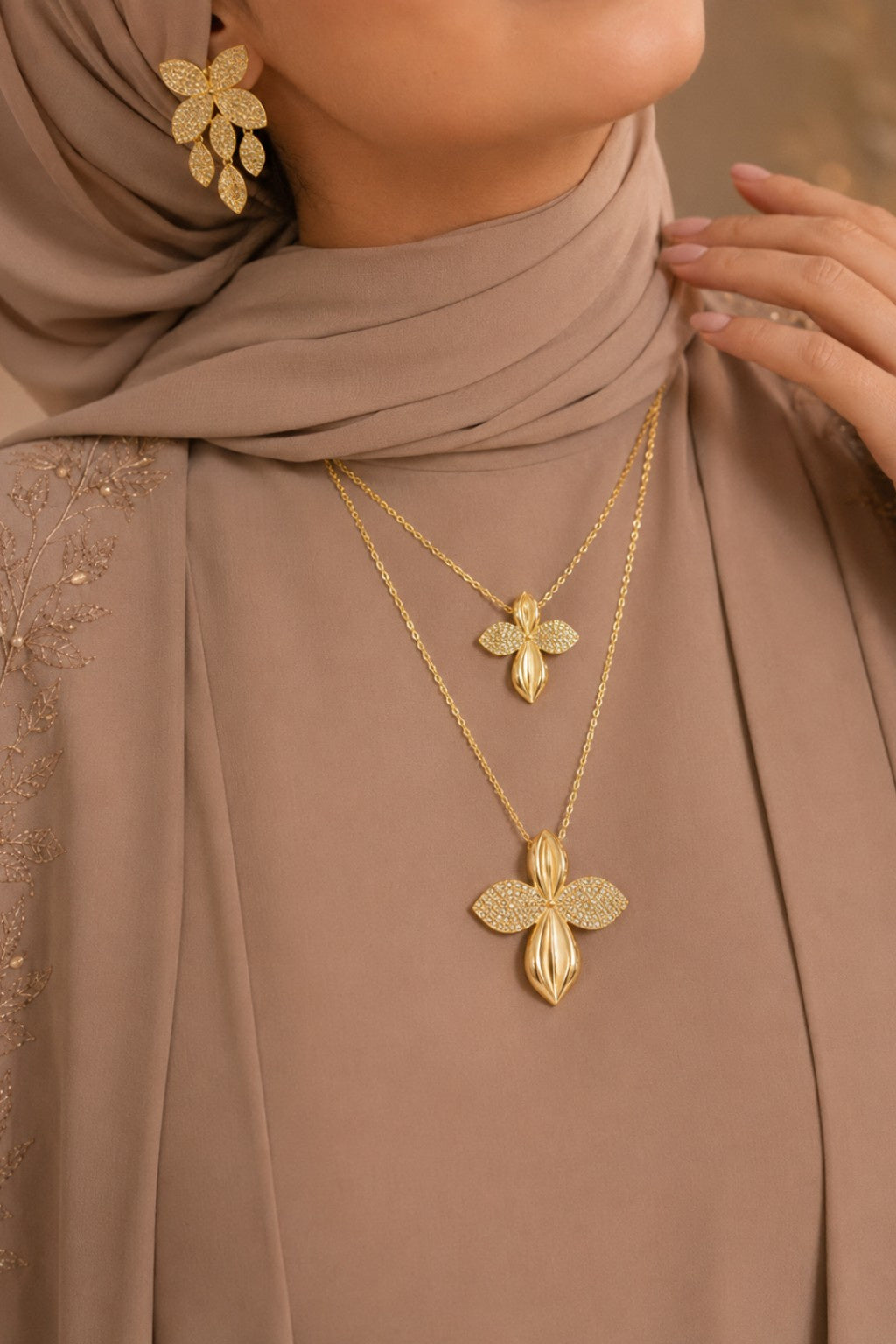 Golden Petal Bloom Set