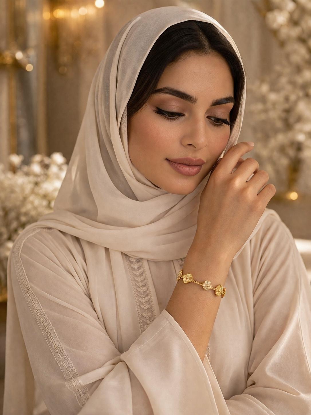 سوار بتلات ملكية ساحرة