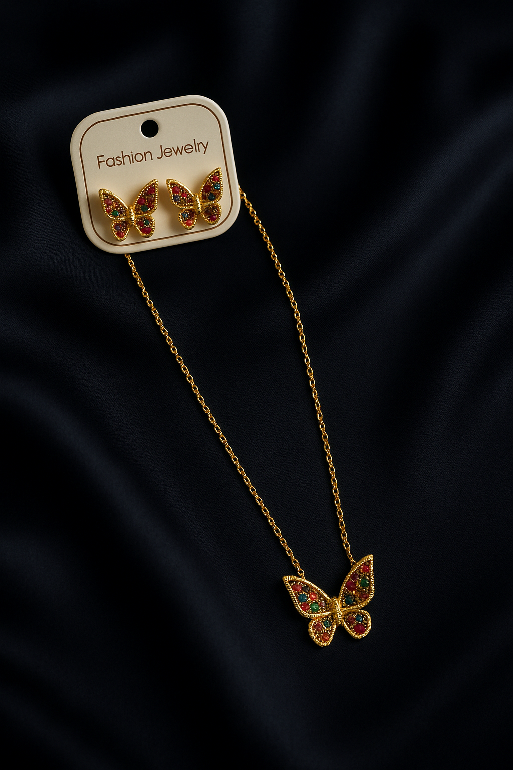 Aurora Butterfly Neckpiece Set
