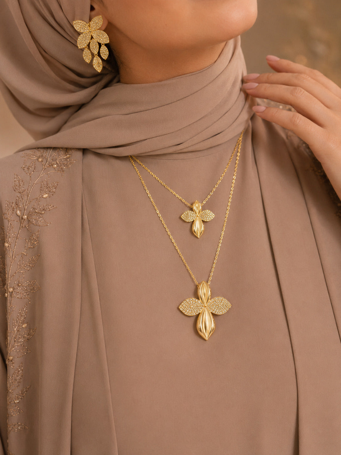 Golden Petal Bloom Set