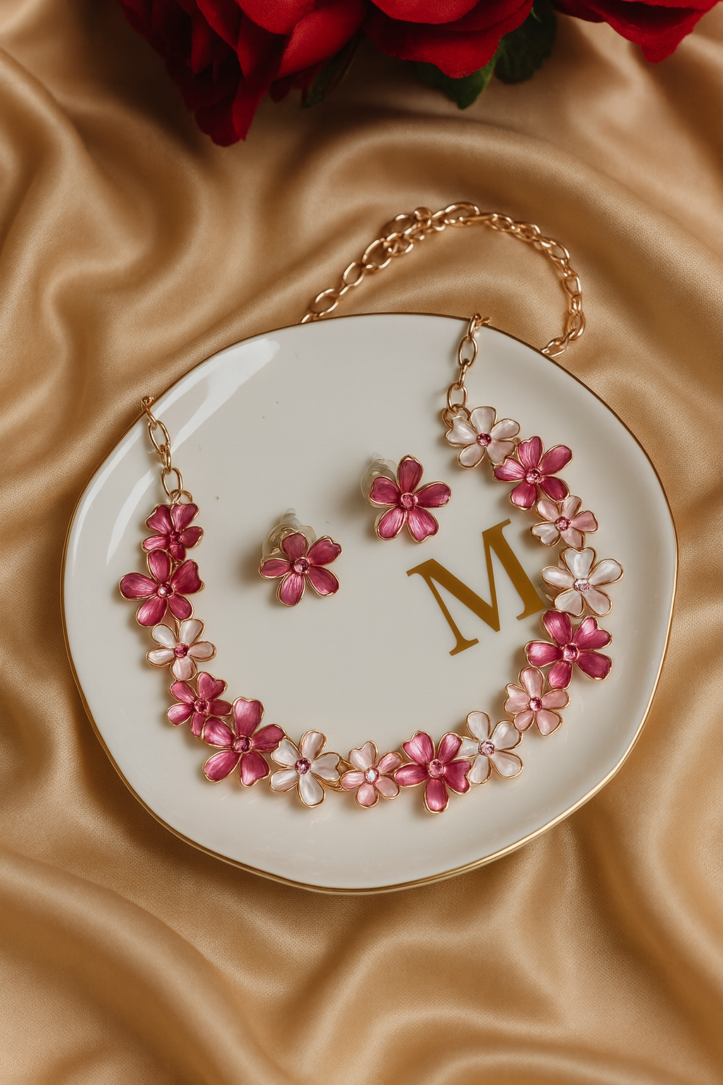 Pink Serenity Floral Set