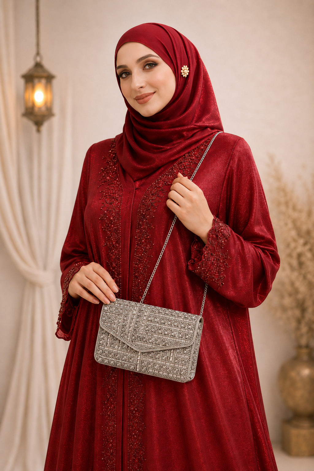 Almas Silver Clutch