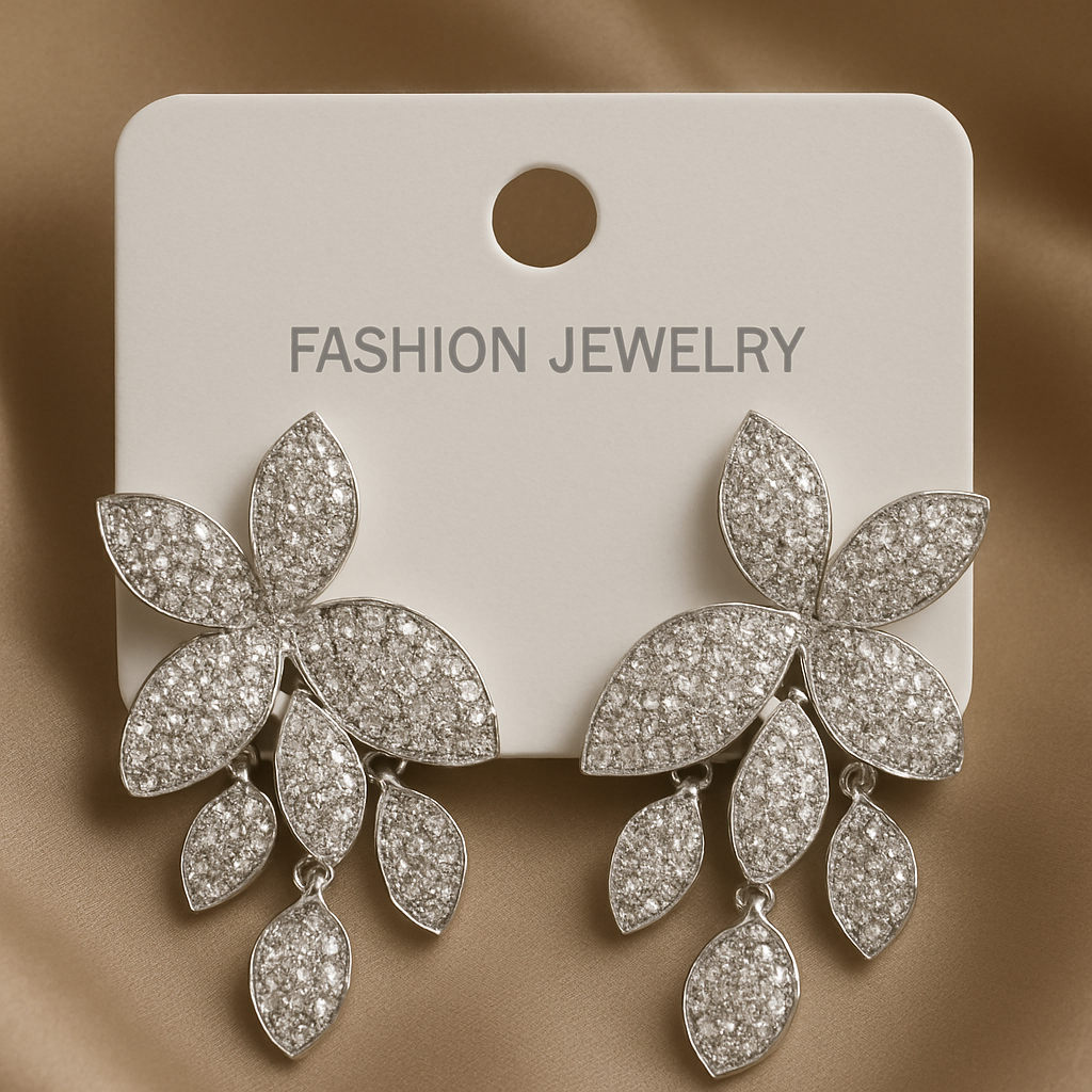 Silver Petal Earring