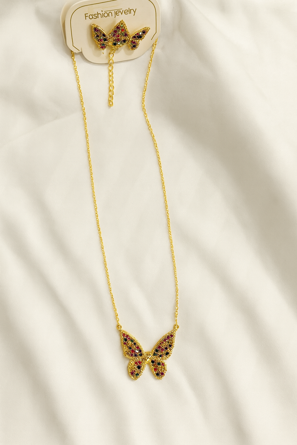 Aurora Butterfly Neckpiece Set