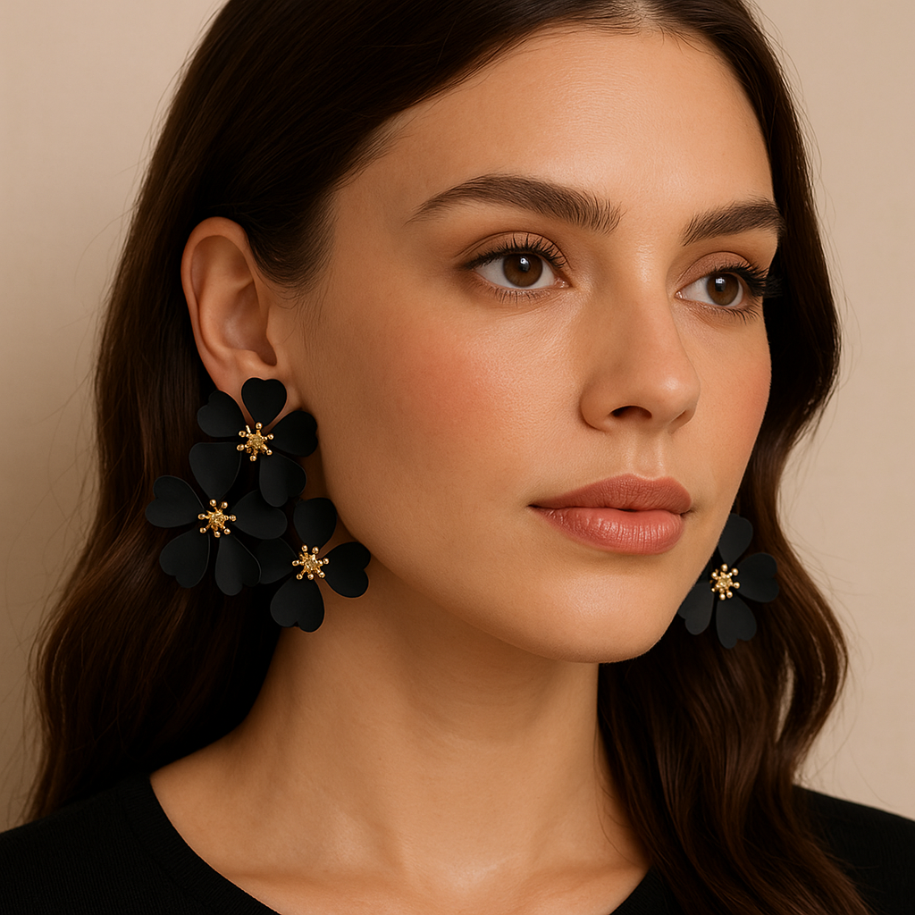 Midnight Bloom Earrings