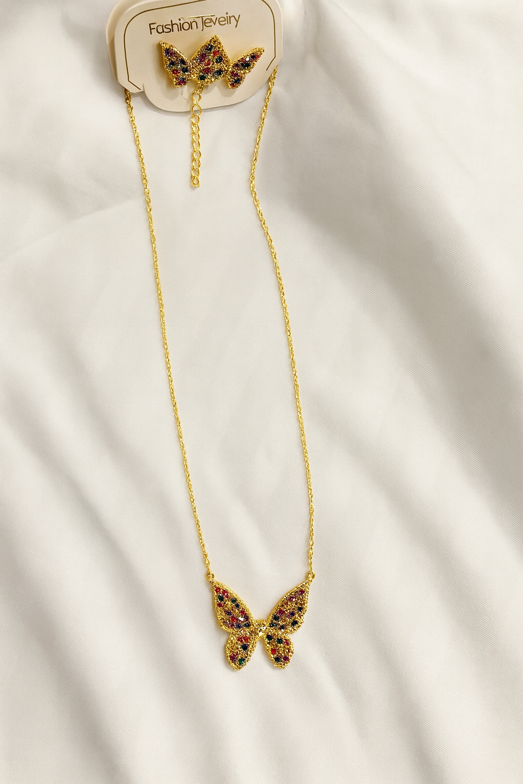 Aurora Butterfly Neckpiece Set