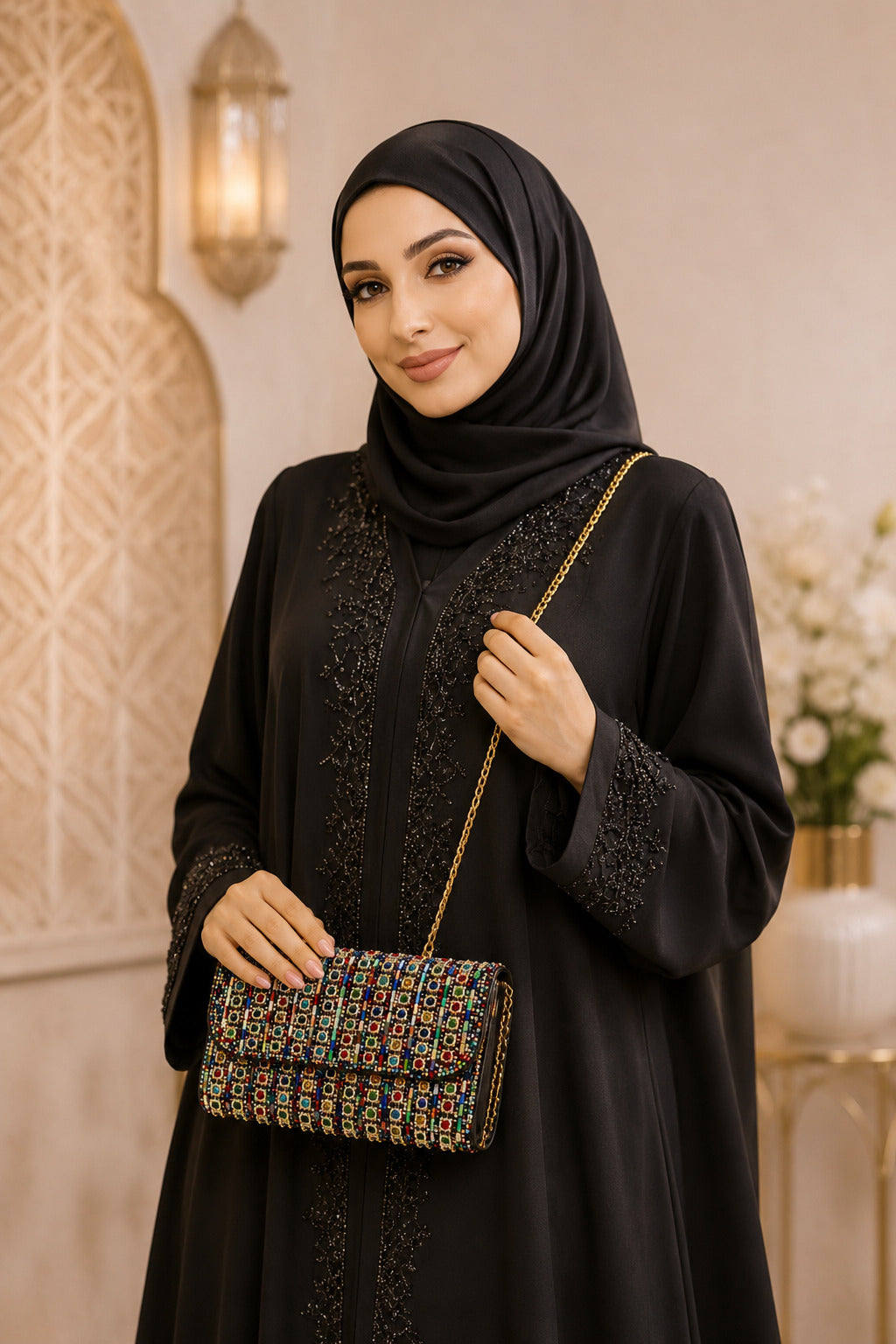 Zehra Jewel Clutch
