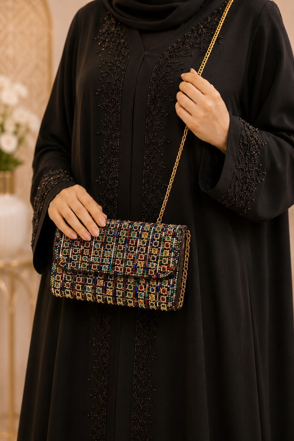 Zehra Jewel Clutch