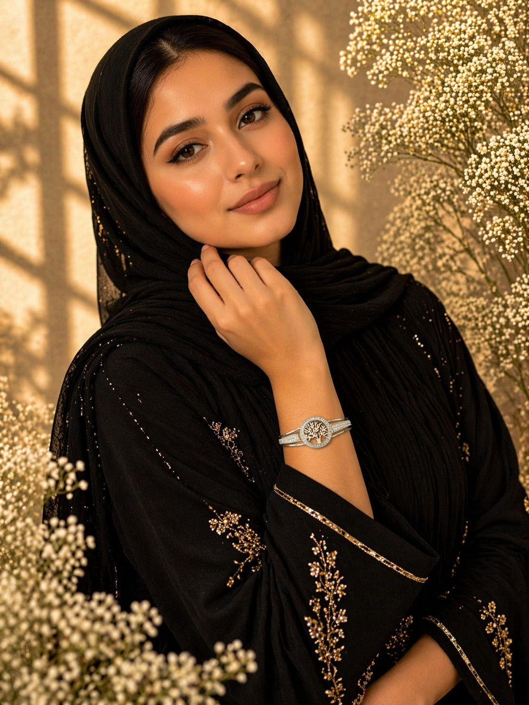 سوار شجرة الحياة الفضي