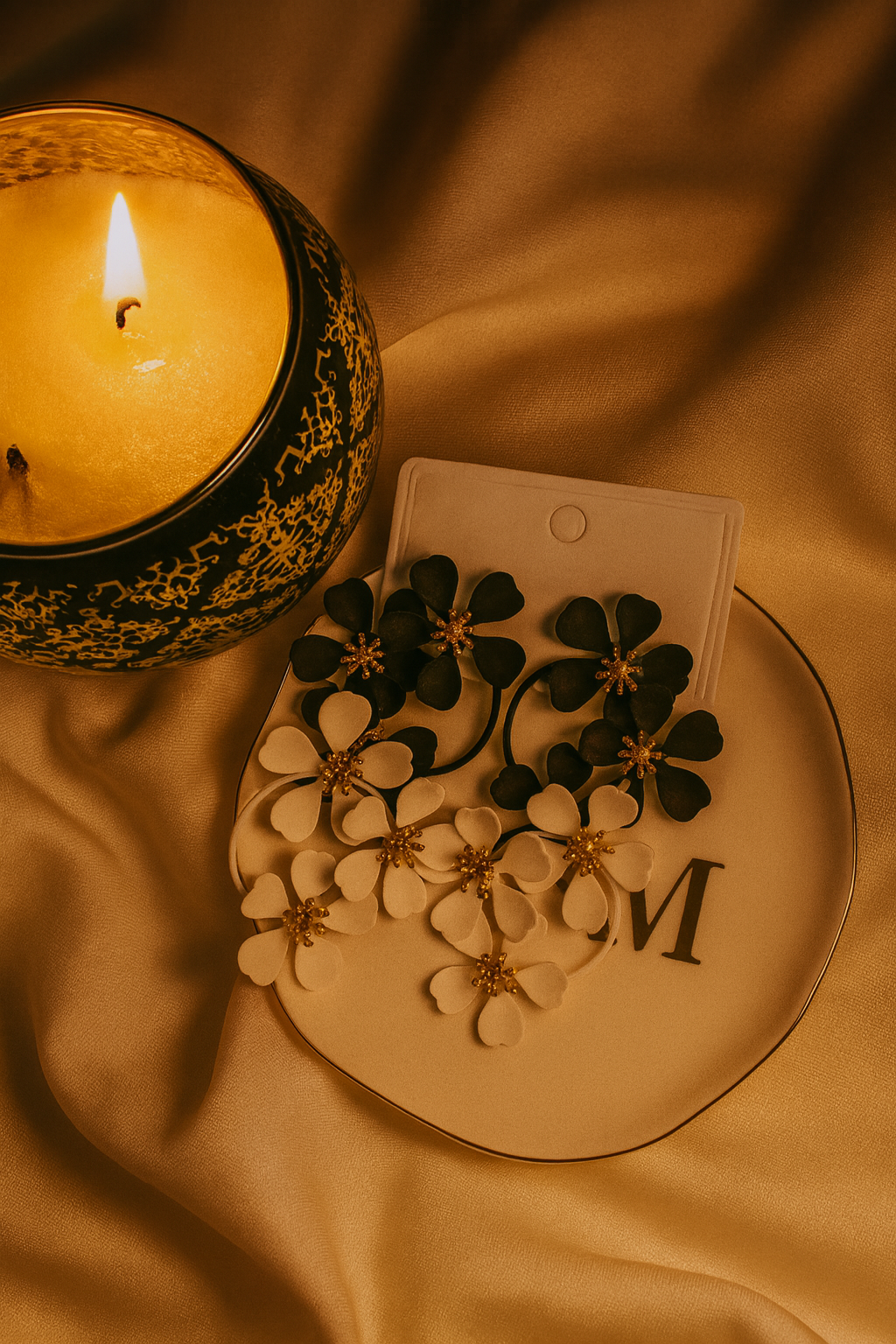 Midnight Bloom Earrings