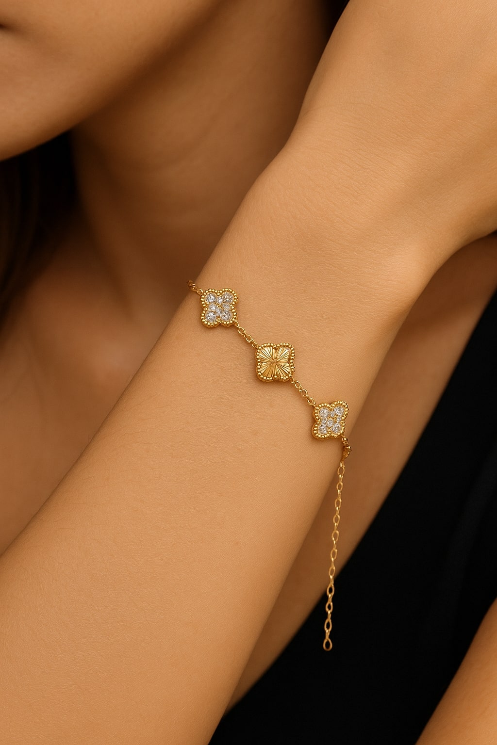 Regal Petal Charm Bracelet