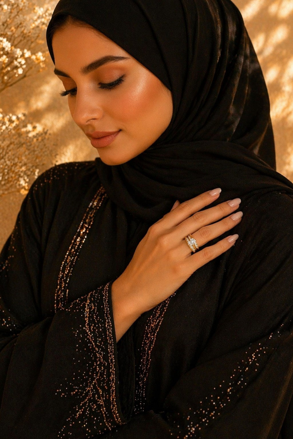 Solitaire Crystal Ring