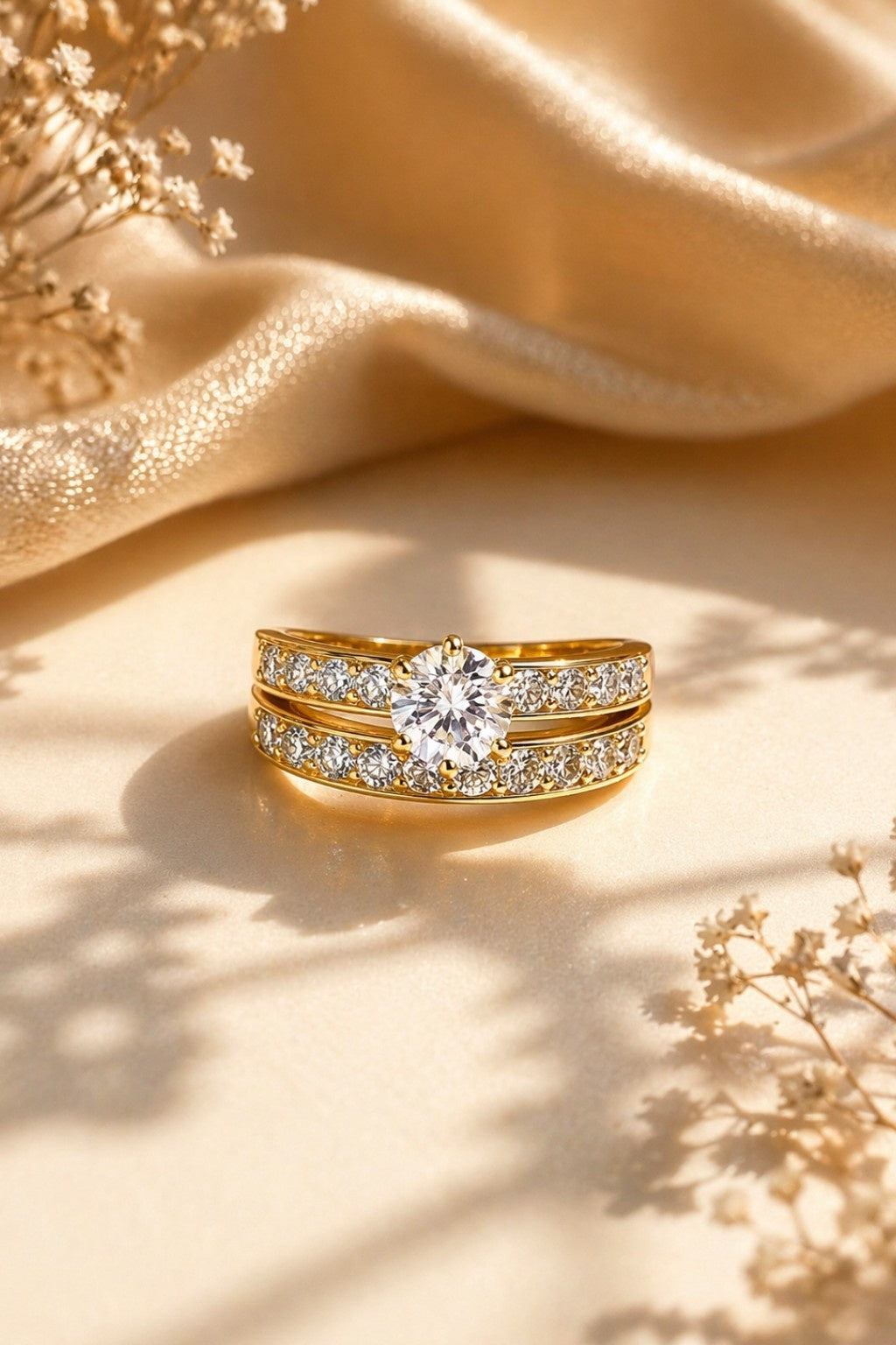 Solitaire Crystal Ring