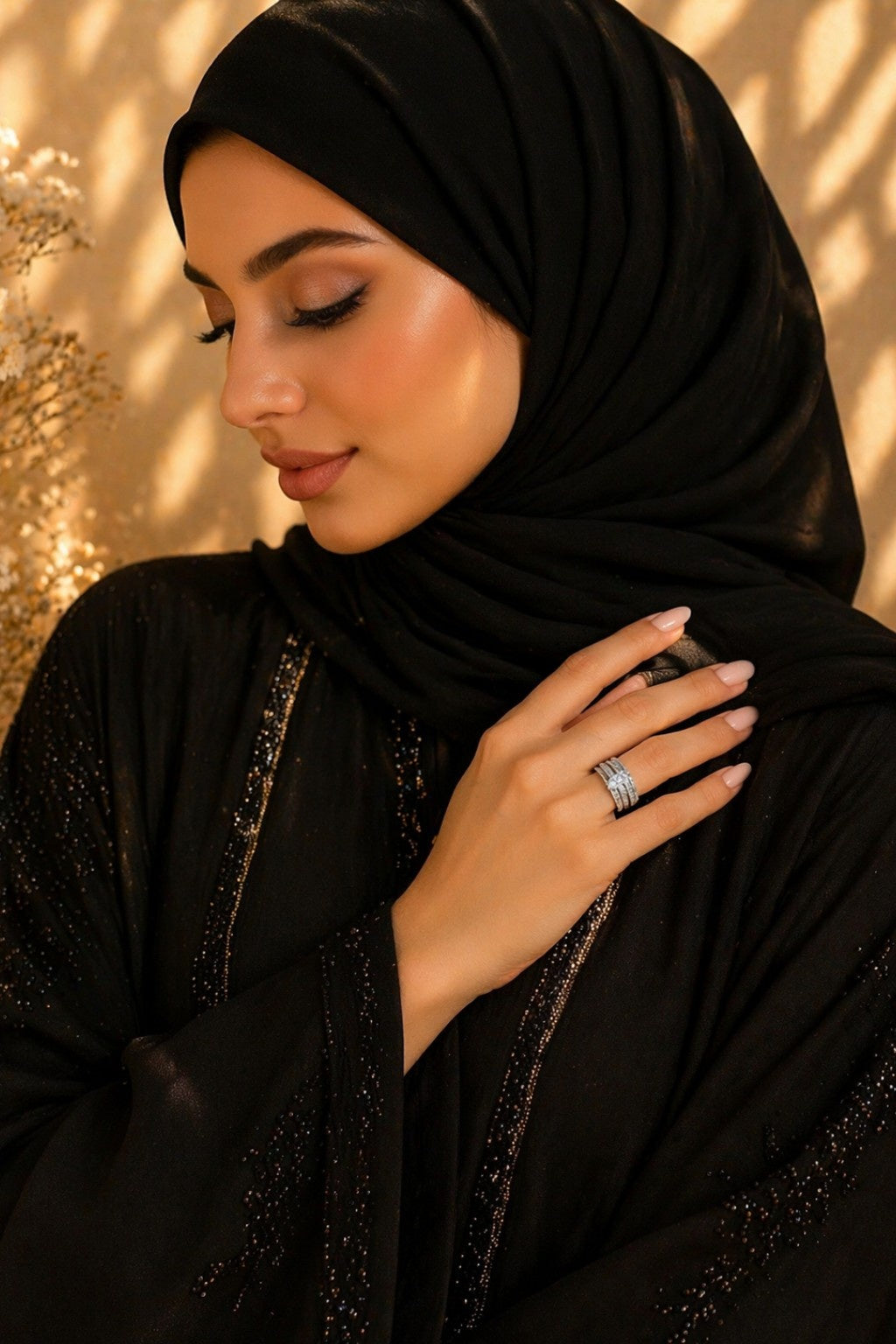 Solitaire Crystal Ring
